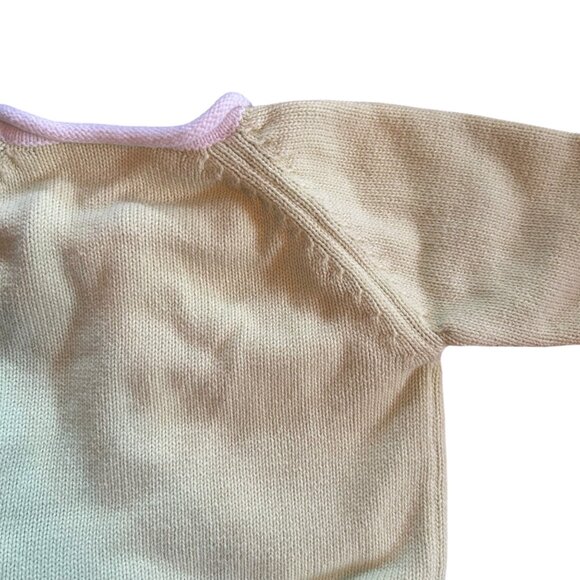 Gymboree Sweet Pea Embroidered Attached Squirrel Plush Cardigan 6-12 Months - Picture 6 of 8